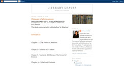 Desktop Screenshot of literaryleaves.blogspot.com