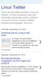 Mobile Screenshot of linuxtwitter.blogspot.com