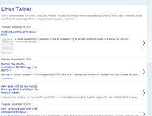 Tablet Screenshot of linuxtwitter.blogspot.com