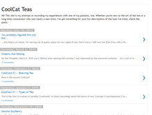 Tablet Screenshot of coolcatteas.blogspot.com