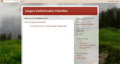 Desktop Screenshot of juegostradicionalesinfantiles.blogspot.com