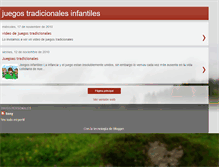 Tablet Screenshot of juegostradicionalesinfantiles.blogspot.com