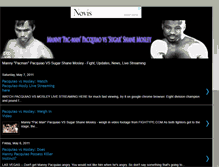 Tablet Screenshot of pacman-vs-mosley.blogspot.com