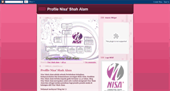 Desktop Screenshot of profile-nisashahalam.blogspot.com