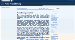 Desktop Screenshot of penis-vergroserung.blogspot.com