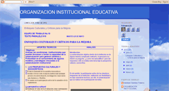 Desktop Screenshot of organizacioninstitucional12.blogspot.com