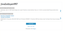 Tablet Screenshot of jiwa2usyam997.blogspot.com