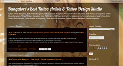 Desktop Screenshot of bangalore-tattoo-studio.blogspot.com