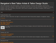 Tablet Screenshot of bangalore-tattoo-studio.blogspot.com