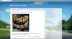 Desktop Screenshot of marimekkocanada.blogspot.com