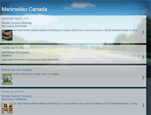 Tablet Screenshot of marimekkocanada.blogspot.com