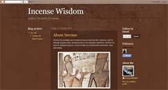 Desktop Screenshot of incensewisdom.blogspot.com