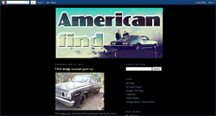 Desktop Screenshot of american-find.blogspot.com