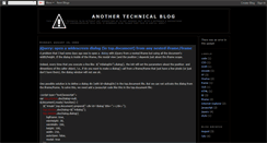 Desktop Screenshot of anothertechnicalblog.blogspot.com