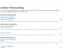 Tablet Screenshot of anothertechnicalblog.blogspot.com