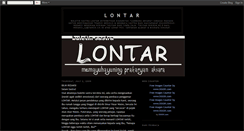 Desktop Screenshot of lontar-online.blogspot.com