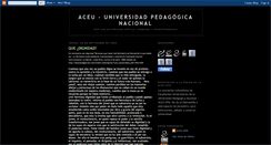 Desktop Screenshot of aceupedagogica.blogspot.com