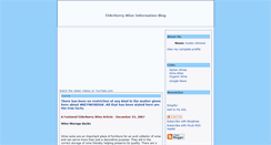 Desktop Screenshot of elderberry-wine-infoblogs-04685.blogspot.com