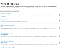 Tablet Screenshot of hobowarsworld.blogspot.com