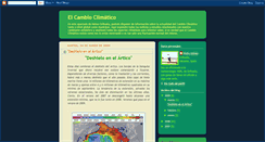 Desktop Screenshot of cambioclimaticometeoorihuela.blogspot.com