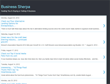 Tablet Screenshot of businesssherpa.blogspot.com