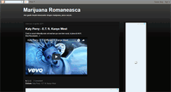 Desktop Screenshot of marijuana-romaneasca.blogspot.com