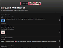 Tablet Screenshot of marijuana-romaneasca.blogspot.com