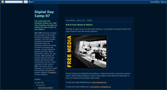 Desktop Screenshot of digitaldaycamp07.blogspot.com