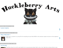 Tablet Screenshot of huckleberryarts.blogspot.com
