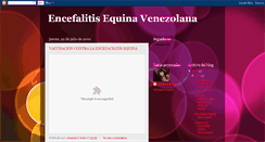 Desktop Screenshot of encefalitisev.blogspot.com