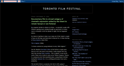 Desktop Screenshot of moathe2005torontofilmfestival.blogspot.com