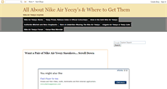 Desktop Screenshot of buyingairyeezys.blogspot.com