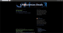 Desktop Screenshot of lifesciencesdeals.blogspot.com