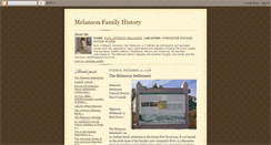 Desktop Screenshot of melansonfamilyhistory.blogspot.com