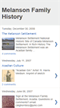 Mobile Screenshot of melansonfamilyhistory.blogspot.com