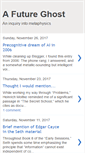 Mobile Screenshot of afutureghost.blogspot.com