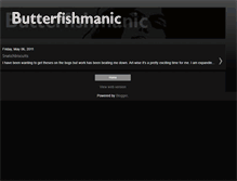 Tablet Screenshot of butterfishmaniac.blogspot.com