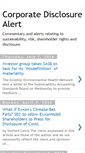 Mobile Screenshot of corporatedisclosurealert.blogspot.com