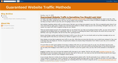 Desktop Screenshot of guaranteed-websitetraffic.blogspot.com