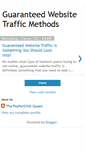 Mobile Screenshot of guaranteed-websitetraffic.blogspot.com
