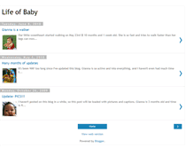 Tablet Screenshot of lifeofbaby.blogspot.com