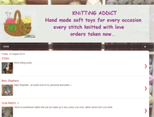 Tablet Screenshot of linda-knittingaddict.blogspot.com