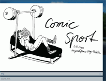 Tablet Screenshot of comic-sport.blogspot.com