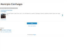 Tablet Screenshot of municipiocienfuegos.blogspot.com