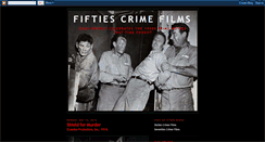 Desktop Screenshot of fiftiescrimefilms.blogspot.com