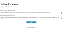 Tablet Screenshot of naturecreations.blogspot.com