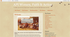 Desktop Screenshot of apiwomenfaithaction.blogspot.com