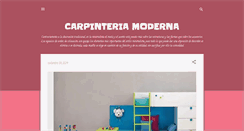 Desktop Screenshot of carpinteriamodernaminimalista.blogspot.com