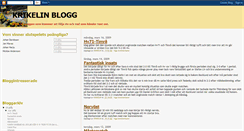 Desktop Screenshot of krikelinblogg.blogspot.com