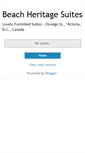 Mobile Screenshot of beachheritagesuites.blogspot.com